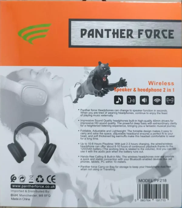 PF218 Headphones Panter force